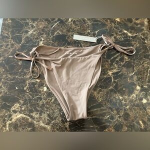 Everlane The String Bikini bottom  Dark gray or brown /Size L